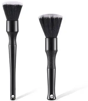 2PCS Ultra-Soft Car Detailing Brush Set, Scratch-Free Auto Interior & Exterior Cleaning Brushes with Comfortable Grip for Dashboard, Air Vents, Wheels, Leather Seats 2PCS Ultra-Soft Car Detailing Brush Set, Scratch-Free Auto Interior & Exterior Cleaning Brushes with Comfortable Grip for Dashboard, Air Vents, Wheels, Leather Seats