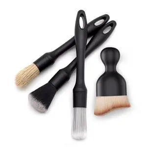 Car Detailing Brush Set - 4-Piece Kit for Interior & Exterior Cleaning - Premium Car Wash Brush for Professional Results car Duster Interior Car Detailing Brush Set - 4-Piece Kit for Interior & Exterior Cleaning - Premium Car Wash Brush for Professional Results car Duster Interior