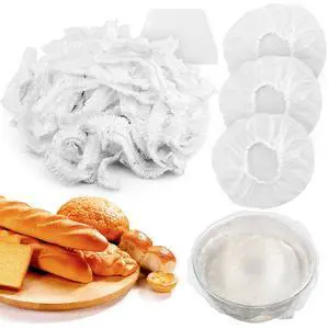 100PCS Bowls Covers and 1pc Dough Scraper for Bread Proofing Fruit Vegetable Meat Bowl(Transparent) 100PCS Bowls Covers and 1pc Dough Scraper for Bread Proofing Fruit Vegetable Meat Bowl(Transparent)