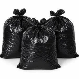 Black Trash Bags Set of 3 Thick Durable Plastic Garbage Bags | Leak-Proof & Puncture-Resistant | for Kitchen Restaurants Yard, Office use Black Trash Bags Set of 3 Thick Durable Plastic Garbage Bags | Leak-Proof & Puncture-Resistant | for Kitchen Restaurants Yard, Office use