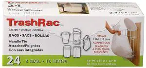 3 gal. Trash Bags Handle Tie 24 pk 3 gal. Trash Bags Handle Tie 24 pk