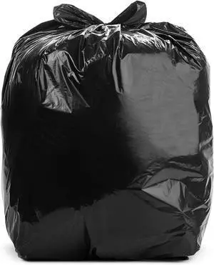 Black Trash Bags Thick Durable Plastic Garbage Bags | Leak-Proof & Puncture-Resistant | for Kitchen Restaurants Yard Black Trash Bags Thick Durable Plastic Garbage Bags | Leak-Proof & Puncture-Resistant | for Kitchen Restaurants Yard