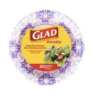 Round Disposable Paper Bowls, Purple Victorian Design - Heavy Duty, Soak-Proof, Cut-Resistant, Microwavable Paper Bowls for All Foods and Daily Use, 12 oz, 20 Count Round Disposable Paper Bowls, Purple Victorian Design - Heavy Duty, Soak-Proof, Cut-Resistant, Microwavable Paper Bowls for All Foods and Daily Use, 12 oz, 20 Count