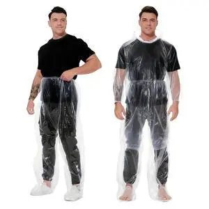 2 Pcs Disposable Rain Ponchos for Adults, Plus Size Waterproof Rain Suit Rain Coats Emergency Waterproof Rainpants Suit with Hood for Camping Hiking 2 Pcs Disposable Rain Ponchos for Adults, Plus Size Waterproof Rain Suit Rain Coats Emergency Waterproof Rainpants Suit with Hood for Camping Hiking