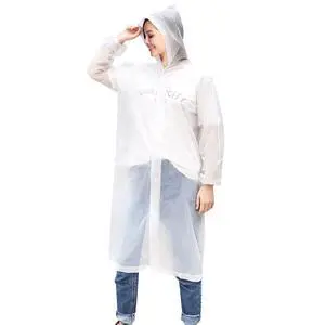 Rain Ponchos for Adults Women Clear Rain Jackets Waterproof with Hood Packable Rain Jacket Unisex Disposable Travel Rain Coats for Women Lightweight White 10-12 Rain Ponchos for Adults Women Clear Rain Jackets Waterproof with Hood Packable Rain Jacket Unisex Disposable Travel Rain Coats for Women Lightweight White 10-12