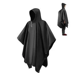 Rain Ponchos for Adults, Reusable Ponchos for Men & Women, Waterproof EVA Lightweight Rain Coat with Drawstring Hood & Sleeves, Ideal for Camping Hiking Travel Rain Ponchos for Adults, Reusable Ponchos for Men & Women, Waterproof EVA Lightweight Rain Coat with Drawstring Hood & Sleeves, Ideal for Camping Hiking Travel