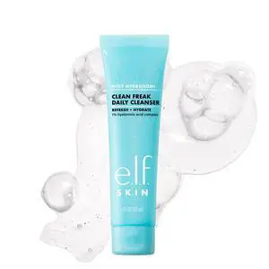 Freak Daily Cleanser Mini, Gentle Hydrating Face Cleanser, Made With Hyaluronic Acid, Vegan & Cruelty-Free, 1 fl oz Freak Daily Cleanser Mini, Gentle Hydrating Face Cleanser, Made With Hyaluronic Acid, Vegan & Cruelty-Free, 1 fl oz
