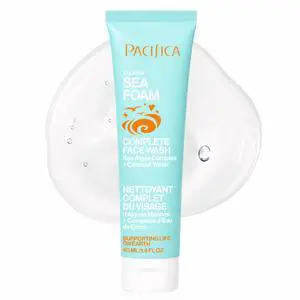 Face Wash - Sea Foam Mini Travel Size, Skincare, Daily Gentle Foaming Cleanser, Makeup Remover, Face Cleanser, Skin Care, For Combination and Oily Skin, Vegan, 1.4 fl oz (1 Count) Face Wash - Sea Foam Mini Travel Size, Skincare, Daily Gentle Foaming Cleanser, Makeup Remover, Face Cleanser, Skin Care, For Combination and Oily Skin, Vegan, 1.4 fl oz (1 Count)