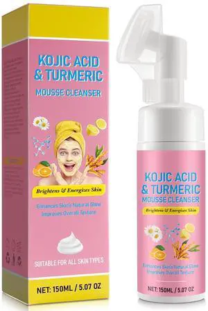 Turmeric Facial Cleanser,Urmeric Facial Foam Foaming Face Wash, Deep Cleaning Turmeric Foaming Cleanser for All Skin 150ML Turmeric Facial Cleanser,Urmeric Facial Foam Foaming Face Wash, Deep Cleaning Turmeric Foaming Cleanser for All Skin 150ML