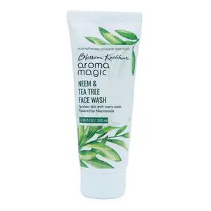 Tea Tree Face Wash with Niacinamide | Deep Cleansing & Pore Tightening | Acne & Pimple Control | Facial Cleanser for Supple & Smooth Skin | 3.38 Fl Oz/100ml Tea Tree Face Wash with Niacinamide | Deep Cleansing & Pore Tightening | Acne & Pimple Control | Facial Cleanser for Supple & Smooth Skin | 3.38 Fl Oz/100ml