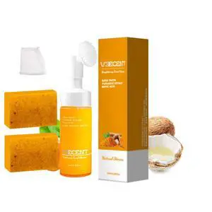 Care 2 Piece Facial Cleansing Solution and Natural Handmade Soap for All Skin Types, Deep Cleansing (with Bubbling Nettle) Care 2 Piece Facial Cleansing Solution and Natural Handmade Soap for All Skin Types, Deep Cleansing (with Bubbling Nettle)
