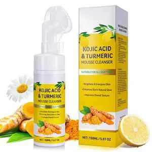Turmeric Cleansing Mousse, Turmeric Foaming Facial Cleanser Urmeric Facial Foaming Cleanser for All Skin 150ml Turmeric Cleansing Mousse, Turmeric Foaming Facial Cleanser Urmeric Facial Foaming Cleanser for All Skin 150ml