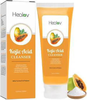 Acid Soap Skin Brightening Kojic Papaya Face & Body Wash for Hyperpigmentation Dark Spot Soap Reduces Acne, Scars, and Enhances Skin Tone Turmeric Facial Cleanser for Brighter Glowing Skin Acid Soap Skin Brightening Kojic Papaya Face & Body Wash for Hyperpigmentation Dark Spot Soap Reduces Acne, Scars, and Enhances Skin Tone Turmeric Facial Cleanser for Brighter Glowing Skin