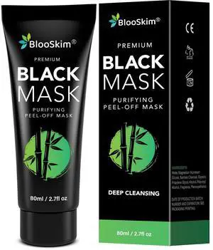 Blackhead Remover Mask for Face: Black Peel Off Face Mask Charcoal Peel Off Face Mask for Oily & Combination Skin Refreshing Botanical Formula, 2.8 fl oz Blackhead Remover Mask for Face: Black Peel Off Face Mask Charcoal Peel Off Face Mask for Oily & Combination Skin Refreshing Botanical Formula, 2.8 fl oz