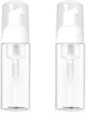 Foam Pump Bottle 2oz - Leak-Proof BPA-Free Foaming Dispenser for Hand Soap, Shampoo, Facial Cleanser | Portable Refillable Containers for Gym, Travel, Home Use (2-Pack) Foam Pump Bottle 2oz - Leak-Proof BPA-Free Foaming Dispenser for Hand Soap, Shampoo, Facial Cleanser | Portable Refillable Containers for Gym, Travel, Home Use (2-Pack)