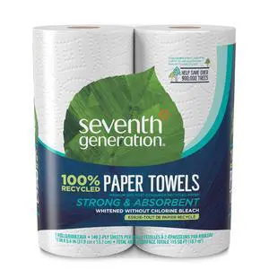 100% Recycled Paper, 2-ply, 2 Rolls (Packaging May Vary) 100% Recycled Paper, 2-ply, 2 Rolls (Packaging May Vary)