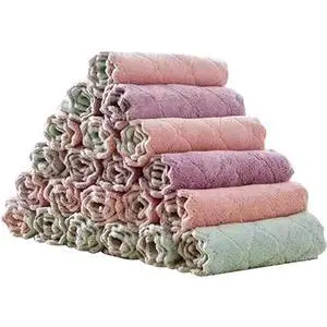 20 Pack Kitchen Cloth, Microfiber Dish Towels Washcloths, Super Absorbent Coral Velvet Dishtowels, Premium Cleaning Cloths,Non-Stick Oil Quick Dry Dish Towels, Soft Tea Towel, Table Cleaning Cloths. 20 Pack Kitchen Cloth, Microfiber Dish Towels Washcloths, Super Absorbent Coral Velvet Dishtowels, Premium Cleaning Cloths,Non-Stick Oil Quick Dry Dish Towels, Soft Tea Towel, Table Cleaning Cloths.