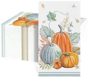 20 Fall Disposable Paper Decorative Guest Napkins, Thanksgiving Watercolor Pumpkin Hand Towel for Party Lunch Dinner Kitchen Bathroom 20 Fall Disposable Paper Decorative Guest Napkins, Thanksgiving Watercolor Pumpkin Hand Towel for Party Lunch Dinner Kitchen Bathroom