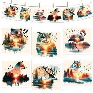 Swedish Dishcloths for Kitchen, 6 Pcs Animal Bear Tiger Fox Pattern Swedish Dish Cloths, Reusable Absorbent Dish Towels for Kitchen Cooking Farmhouse Home Decoration Housewarming Gifts Swedish Dishcloths for Kitchen, 6 Pcs Animal Bear Tiger Fox Pattern Swedish Dish Cloths, Reusable Absorbent Dish Towels for Kitchen Cooking Farmhouse Home Decoration Housewarming Gifts