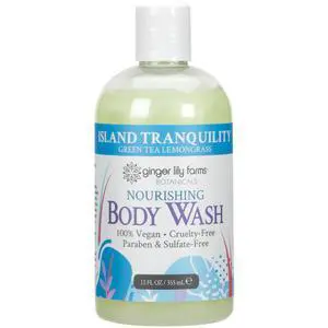 Botanicals Nourishing Body Wash, Island Tranquility, 100% Vegan & Cruelty-Free, Green Tea & Lemongrass Scent, 12 Fl Oz Botanicals Nourishing Body Wash, Island Tranquility, 100% Vegan & Cruelty-Free, Green Tea & Lemongrass Scent, 12 Fl Oz