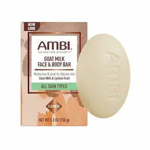 Goat Milk Face & Body Bar, Moisturizing Formula for All Skin Types, Gentle Enough for Delicate Skin, Fragrance-Free, Hypoallergenic, Non-Comedogenic, Vegan, and Cruelty-Free, 5.3 Ounce Goat Milk Face & Body Bar, Moisturizing Formula for All Skin Types, Gentle Enough for Delicate Skin, Fragrance-Free, Hypoallergenic, Non-Comedogenic, Vegan, and Cruelty-Free, 5.3 Ounce