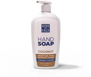 Coconut Hand Soap - Tropical Moisture Cleanse - With Added Yarrow and Coconut Water - Easy to use Hand Soap Pump - Coconut Scented - Cruelty Free Vegan Soap - 9 fl oz Bottle Coconut Hand Soap - Tropical Moisture Cleanse - With Added Yarrow and Coconut Water - Easy to use Hand Soap Pump - Coconut Scented - Cruelty Free Vegan Soap - 9 fl oz Bottle