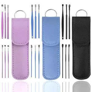 18 Pcs Ear Wax Removal Kit- Ear Cleaner Tool Stainless Steel- Portable Spiral Cleaning Tools with Storage Box for Adults (18 Pcs) 18 Pcs Ear Wax Removal Kit- Ear Cleaner Tool Stainless Steel- Portable Spiral Cleaning Tools with Storage Box for Adults (18 Pcs)