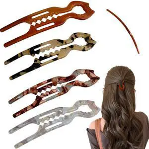4 Pcs French Hair Pin, Elegant Hair Accessories, French Twist Hair Pin for Women Girls, Elegant Hair Clips for Everyday Use 4 Pcs French Hair Pin, Elegant Hair Accessories, French Twist Hair Pin for Women Girls, Elegant Hair Clips for Everyday Use