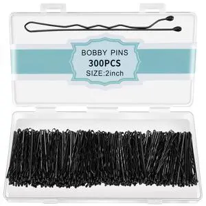 300 Pcs Bobby Pins Black, Hair Pins for Women Girls and Kids, Invisible Wave Hair clips Bulk with Storage box, Pain-Free Hairpins2 Inch Black 300 Pcs Bobby Pins Black, Hair Pins for Women Girls and Kids, Invisible Wave Hair clips Bulk with Storage box, Pain-Free Hairpins2 Inch Black