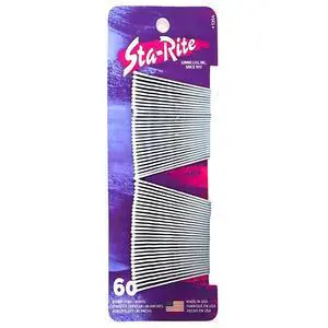 White Bobby Pins - 60 count White Bobby Pins - 60 count