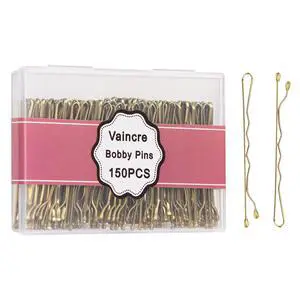 150 Count Hair Pins Bulk with Storage Case, Pain-Free Hair Clips for Women and Girls (Blonde, 2 inch) 150 Count Hair Pins Bulk with Storage Case, Pain-Free Hair Clips for Women and Girls (Blonde, 2 inch)