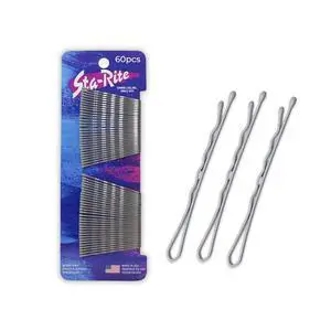 Silver Hair Pins, 60-Count Pack Silver Hair Pins, 60-Count Pack
