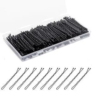 Bobby Pins 300 Pcs, Bobby Pins Black 2Inches, Reusable Invisible Wave Non Slip Hair Pins, for Girls, and Women, Bulk With Storage Box Bobby Pins 300 Pcs, Bobby Pins Black 2Inches, Reusable Invisible Wave Non Slip Hair Pins, for Girls, and Women, Bulk With Storage Box