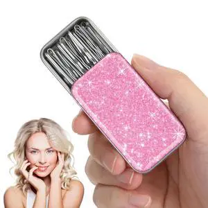 Silver bobby pins, suitable for white hair, with storage case, suitable for all hair types (Silver-01) Silver bobby pins, suitable for white hair, with storage case, suitable for all hair types (Silver-01)
