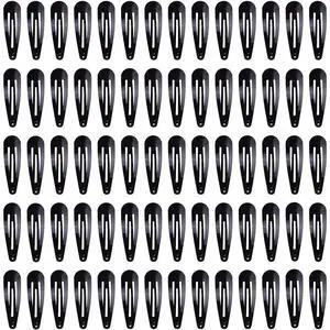 70 Pack 2 Inch Barrettes Women Metal Snap Hair Clips Accessories, Tuefuzy Black Hair Barrettes, Non Slip Hair Clips 70 Pack 2 Inch Barrettes Women Metal Snap Hair Clips Accessories, Tuefuzy Black Hair Barrettes, Non Slip Hair Clips