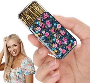 Blonde Bobby Pins, Pain-Free Hair Clips, Best Size 2in for Women and Girls (Golden -01) Blonde Bobby Pins, Pain-Free Hair Clips, Best Size 2in for Women and Girls (Golden -01)