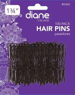 1.75" Hair Pins, Black, 100 Pins per Card 1.75" Hair Pins, Black, 100 Pins per Card