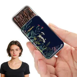Brown bobby pins, cute box, pain-free, comfortable, all-day styling and buns. Suitable for all hair types. Brown bobby pins, cute box, pain-free, comfortable, all-day styling and buns. Suitable for all hair types.
