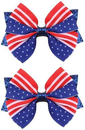 4th of July Hair Clips For Women Girls Independence Day Hair Bows Alligator Clip American Flag Outfit Patriotic Hair Barrettes Glitter Red White Blue Sequin Hair Accessories Hairpins Party Gift 4th of July Hair Clips For Women Girls Independence Day Hair Bows Alligator Clip American Flag Outfit Patriotic Hair Barrettes Glitter Red White Blue Sequin Hair Accessories Hairpins Party Gift