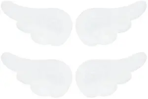 Angel Wings Hair Clips 4Pcs Cute Cartoon Wing Hairpin Hair Barrettes for Women Halloween Party Dress Up Costume Decoration (White) Angel Wings Hair Clips 4Pcs Cute Cartoon Wing Hairpin Hair Barrettes for Women Halloween Party Dress Up Costume Decoration (White)