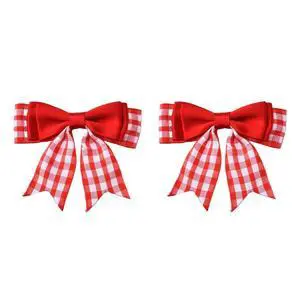 Red Check Mini Bow Hairclip Small Bow Hair Clip Checkered Bows Hairpins for Daughter Granddaughter Ribbon Bowknot Barrette Christmas Xmas Theme Party Favors Buffalo Plaid Hair Accessories 2Pcs Red Check Mini Bow Hairclip Small Bow Hair Clip Checkered Bows Hairpins for Daughter Granddaughter Ribbon Bowknot Barrette Christmas Xmas Theme Party Favors Buffalo Plaid Hair Accessories 2Pcs