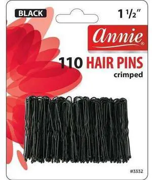 110 Hair Pins 1.5" Black #3332 110 Hair Pins 1.5" Black #3332