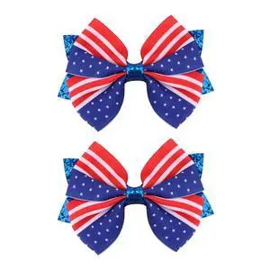 4th of July Hair Clips For Women Girls Independence Day Hair Bows Alligator Clip American Flag Outfit Patriotic Hair Barrettes Glitter Red White Blue Sequin Hair Accessories Hairpins Party Gift 4th of July Hair Clips For Women Girls Independence Day Hair Bows Alligator Clip American Flag Outfit Patriotic Hair Barrettes Glitter Red White Blue Sequin Hair Accessories Hairpins Party Gift