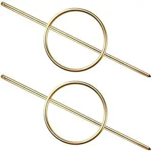 Gold Round Hair Clips Hollow Circle Hair Barrettes for Women Fashion Geometric Hairpins Minimalist Hair Accessories Hair Fork Metal Ponytail Hairpin Retro for Girls Gold Round Hair Clips Hollow Circle Hair Barrettes for Women Fashion Geometric Hairpins Minimalist Hair Accessories Hair Fork Metal Ponytail Hairpin Retro for Girls