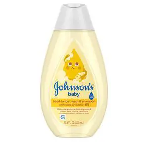 Head-To-Toe Baby Wash & Shampoo + Aloe & Vitamin B5, 2-in-1 Bath Wash Gently Cleanses Newborn's Delicate Skin & Hair, Hypoallergenic, No Added Parabens, Dyes & Sulfates, 13.6 fl. Oz Head-To-Toe Baby Wash & Shampoo + Aloe & Vitamin B5, 2-in-1 Bath Wash Gently Cleanses Newborn's Delicate Skin & Hair, Hypoallergenic, No Added Parabens, Dyes & Sulfates, 13.6 fl. Oz