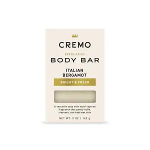 Exfoliating Body Bar for Men, Italian Bergamot Scent, Multi-Layered Fragrance That Buffs, Cleanses and Hydrates Skin, 5oz Exfoliating Body Bar for Men, Italian Bergamot Scent, Multi-Layered Fragrance That Buffs, Cleanses and Hydrates Skin, 5oz