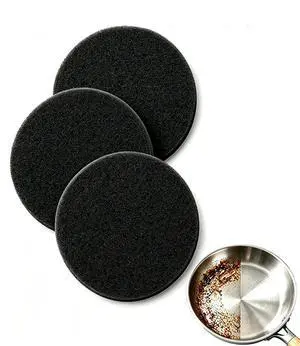 3Pcs Steeli Sponge, Steel Sponge for Stainless Steel Pans, Non-Scratch Heavy Duty Kitchen Sponge, Durable Stainless Steel Surface Cleaning Tool 3Pcs Steeli Sponge, Steel Sponge for Stainless Steel Pans, Non-Scratch Heavy Duty Kitchen Sponge, Durable Stainless Steel Surface Cleaning Tool