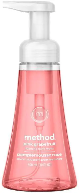 Method Foaming Hand Soap, Pink Grapefruit, 10 Fl Oz (Pack of 1) Method Foaming Hand Soap, Pink Grapefruit, 10 Fl Oz (Pack of 1)
