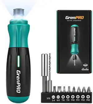 4V Electric Screwdriver, Rechargeable Cordless Screwdriver Set with 10 Bits, LED Light, Left/Right Rotation, USB Charging Cable, Ideal for Home Repairs 4V Electric Screwdriver, Rechargeable Cordless Screwdriver Set with 10 Bits, LED Light, Left/Right Rotation, USB Charging Cable, Ideal for Home Repairs