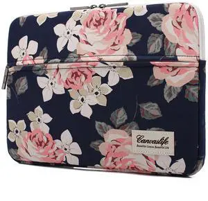 White Rose Patten Laptop Sleeve 14 inch 14.0 inch Laptop case Bag White Rose Patten Laptop Sleeve 14 inch 14.0 inch Laptop case Bag